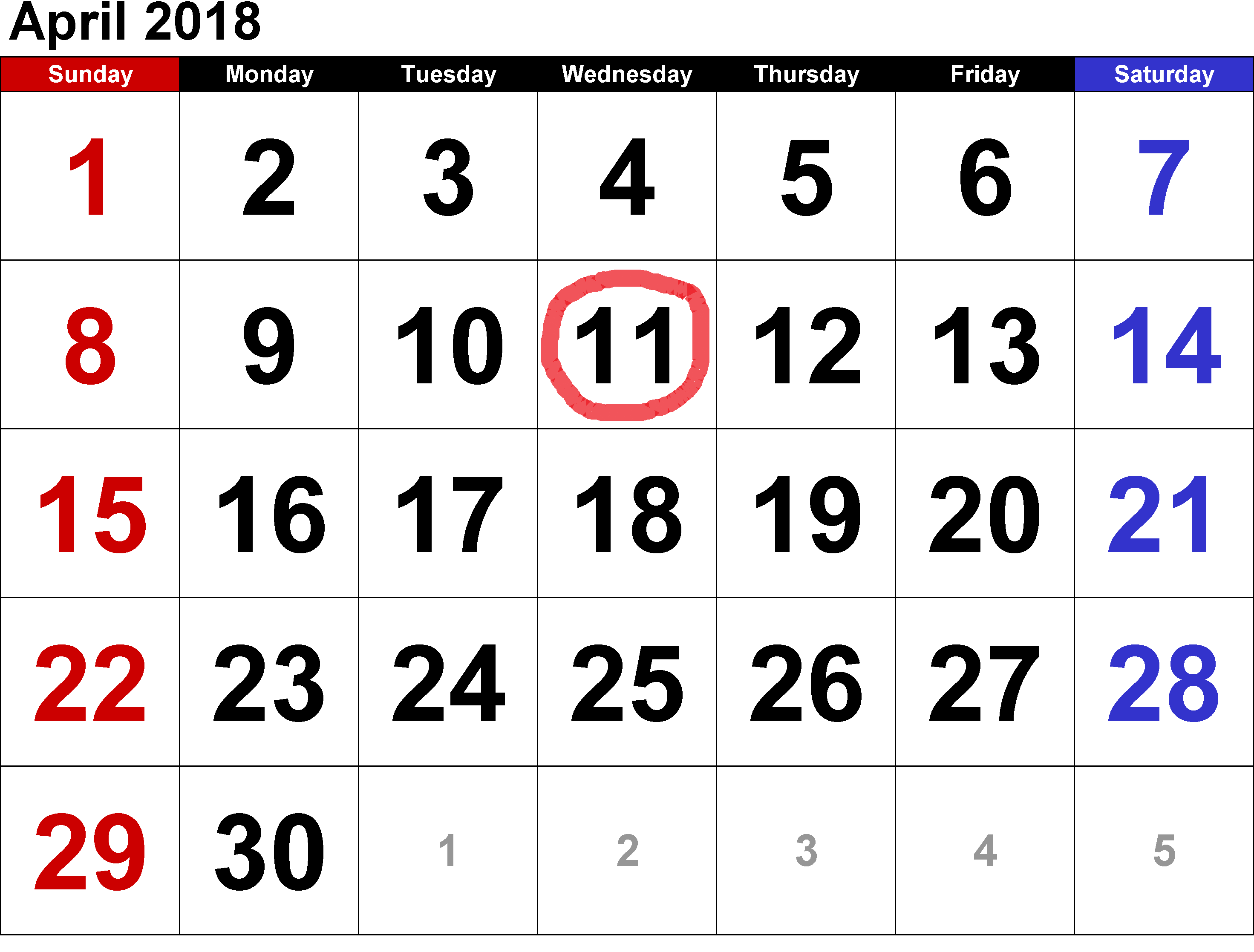 april 2018 calendar april 2018 calendar SMJces